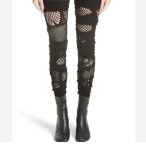 BNWT JUNYA WATANABE OS Runway Deconstructed Patchwork Tights HTF - Picture 8 of 12